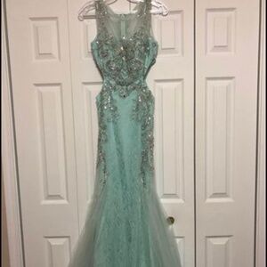 Blue Symphony Prom Dress